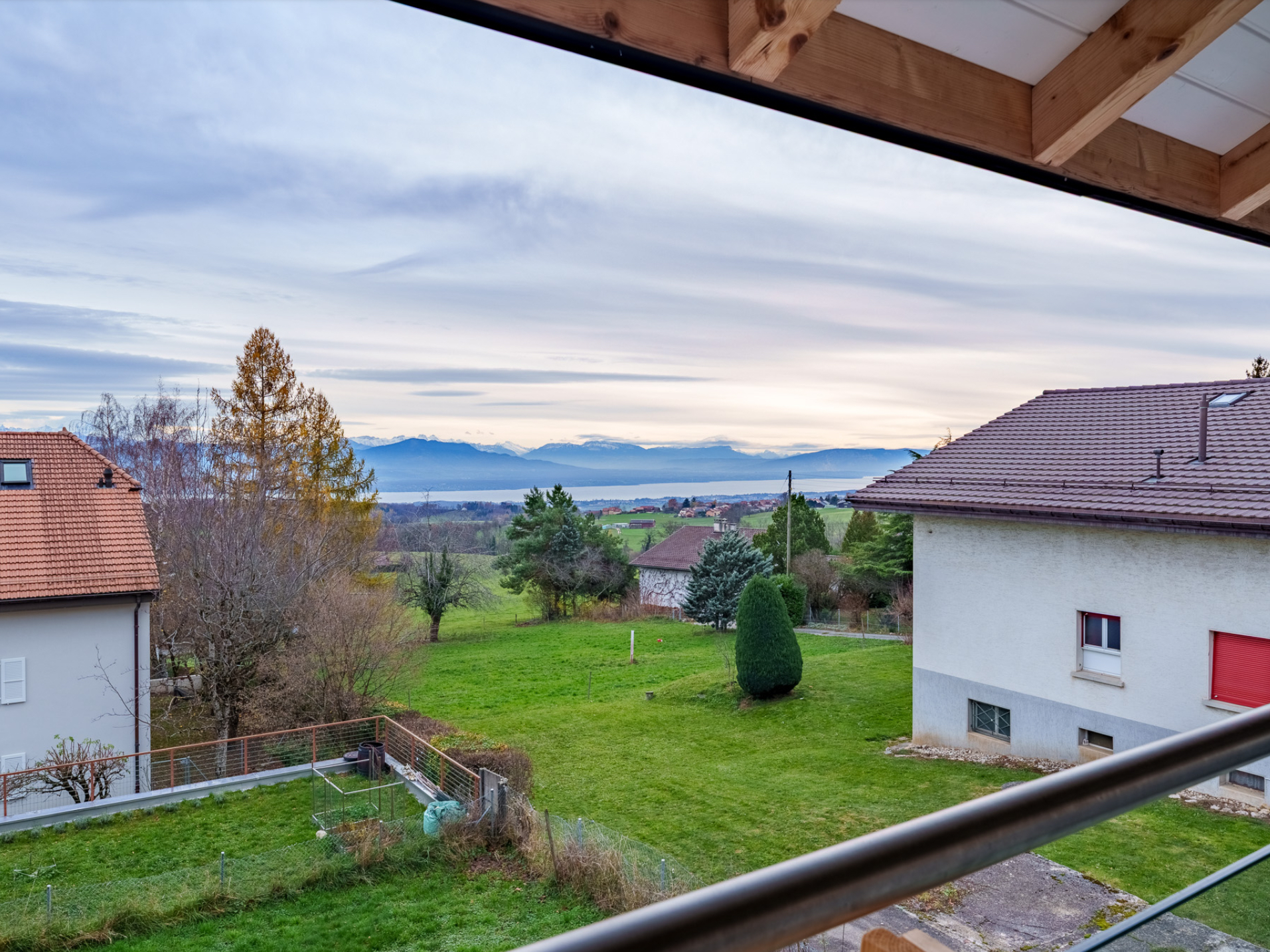 Vue panoramique sur le lac Léman